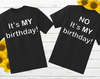 twins birthday t shirts