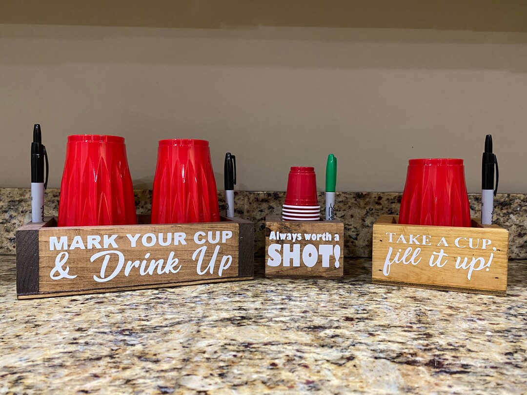 Custom Solo Cup Holder Party Drink Organizer, Cup Stacker Etsy