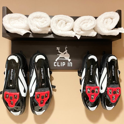 Home Gym Shoe Shelf peloton Inspired Etsy