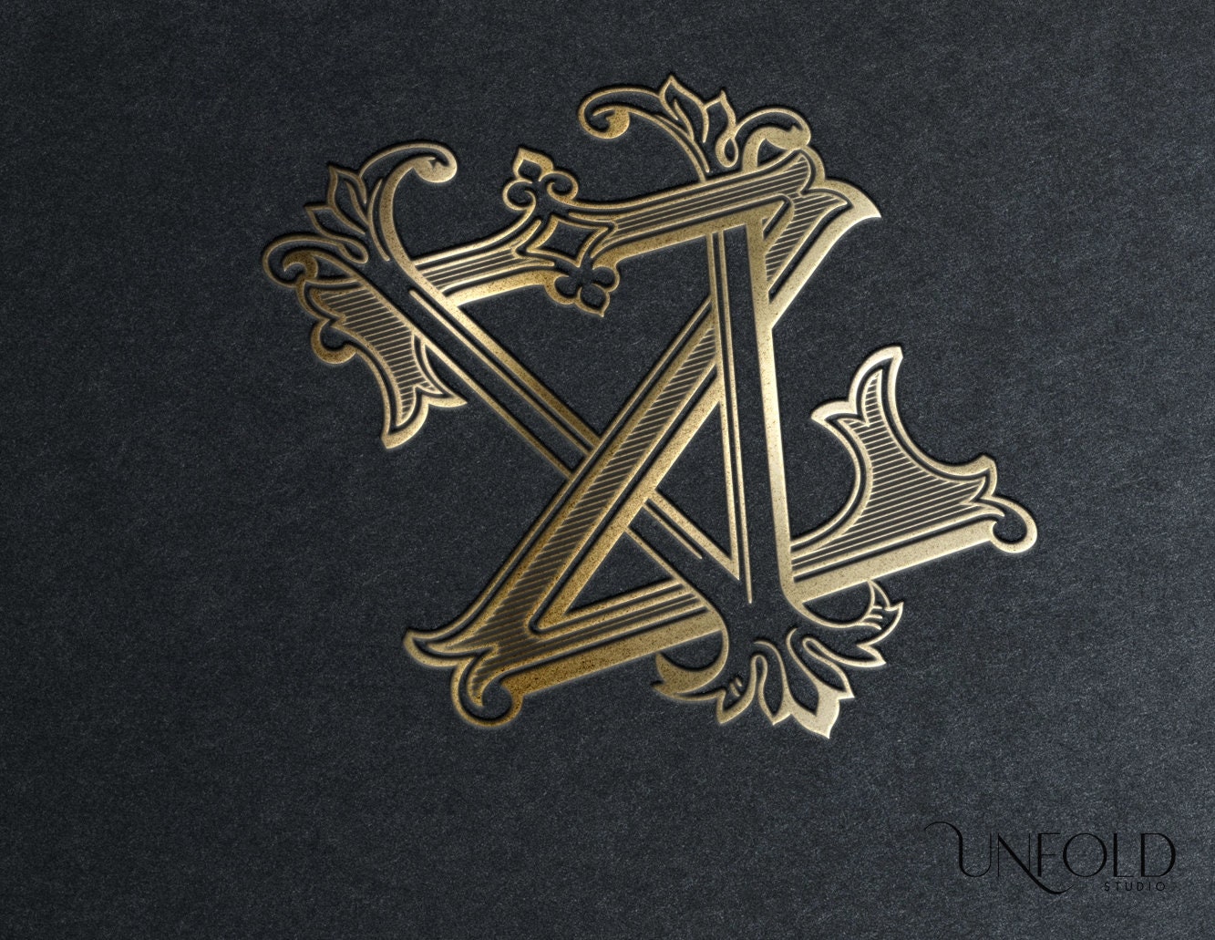 V, Z Name Initials, Vintage Monograms, Wedding Monogram, Digital