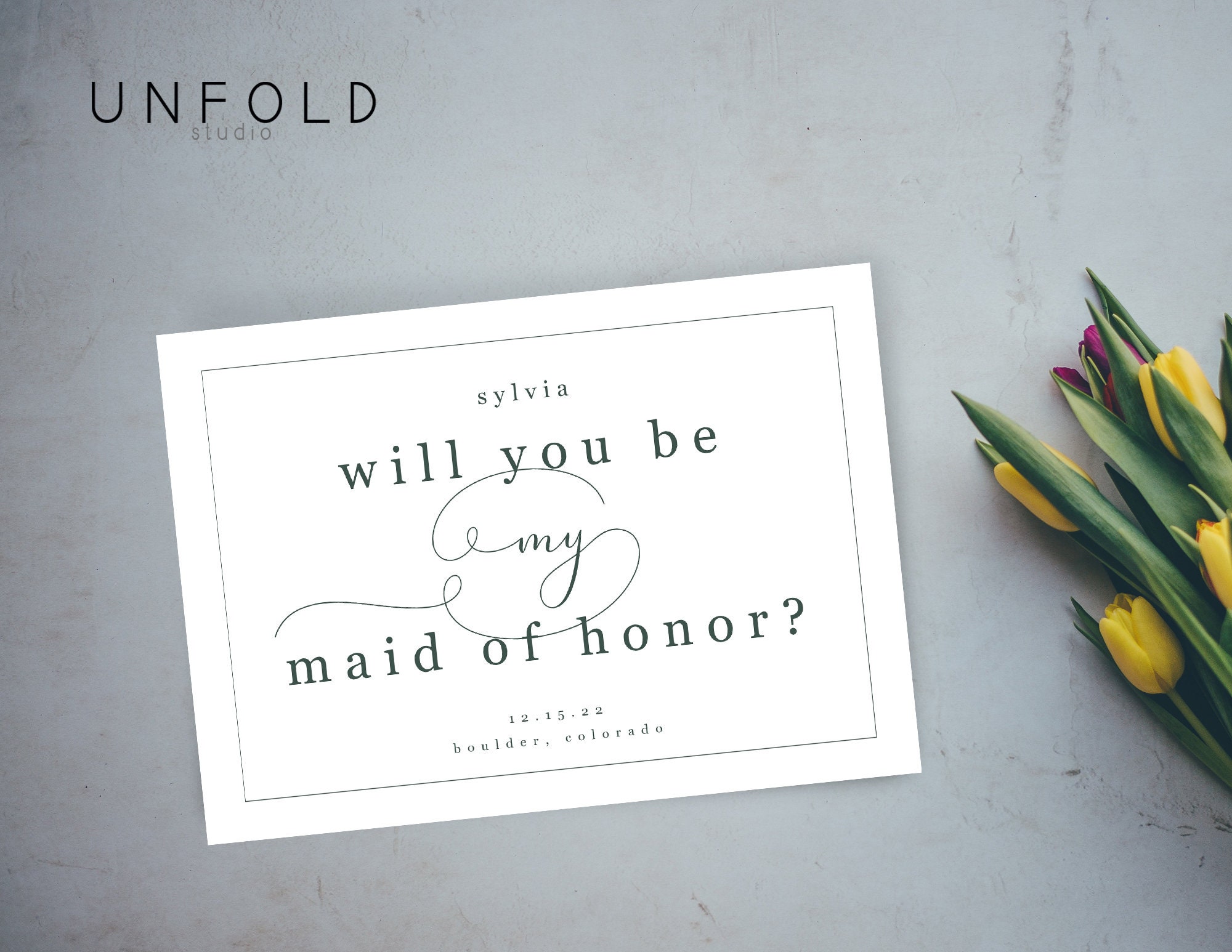 maid-of-honor-card-template-maid-of-honor-printable-instant-etsy