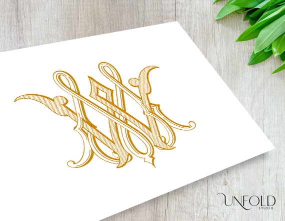 wedding monogram letter