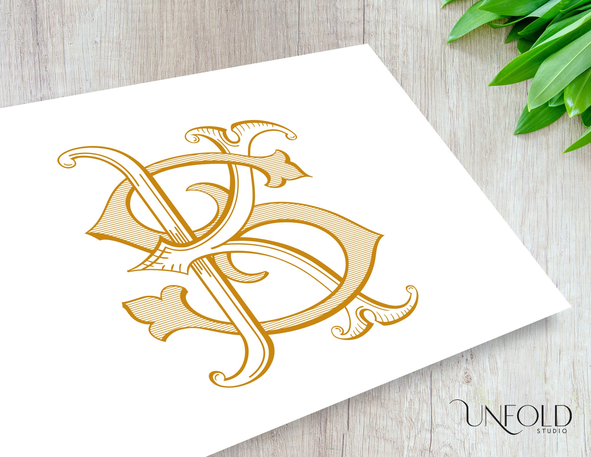 M♥K♥S KS or SK Name Initials, Classic Monograms, Wedding Monogram