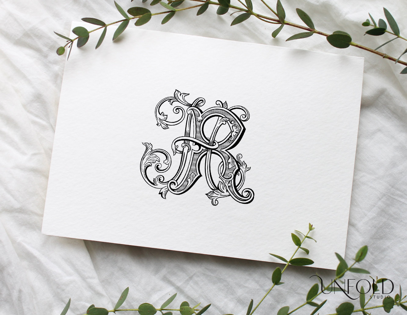 H & R Vintage Monograms, Wedding Monogram, Digital Download, Interwoven ...