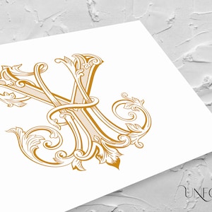 Y, H naam initialen, vintage monogrammen, bruiloft monogram, duogram, digitaal, verweven letters, initialen instant download - YH of HY