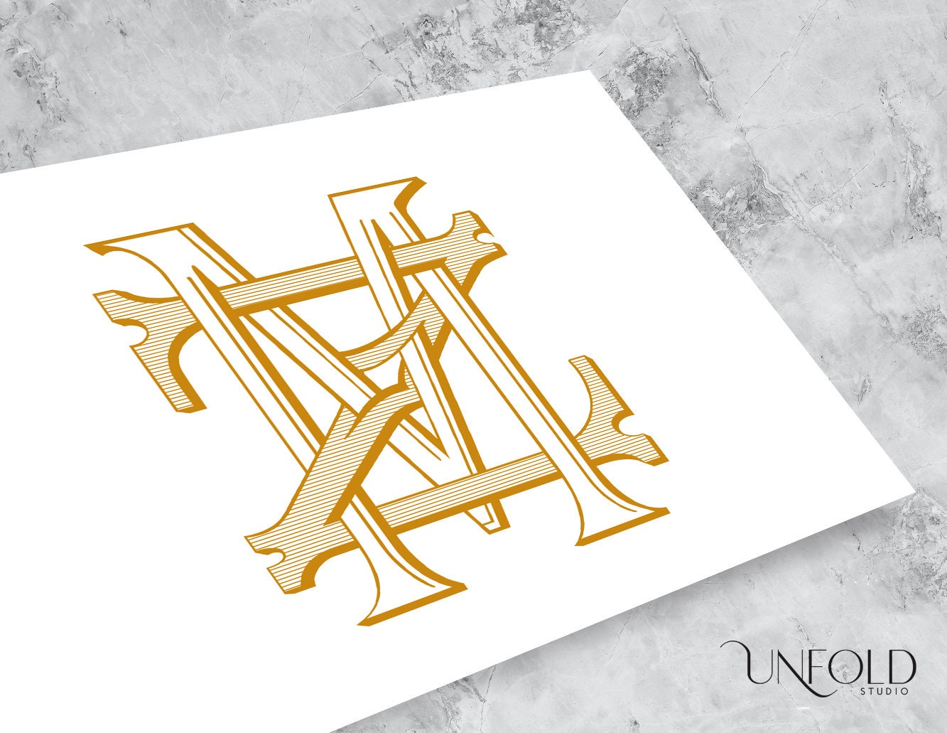 MZ or ZM Name Initials, Classic Monograms, Wedding Monogram, 2