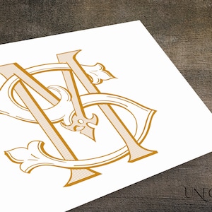 S & M, SM or MS Name Initials, Classic Monograms, wedding monogram, duogram, digital, Interwoven letters, instant download initials