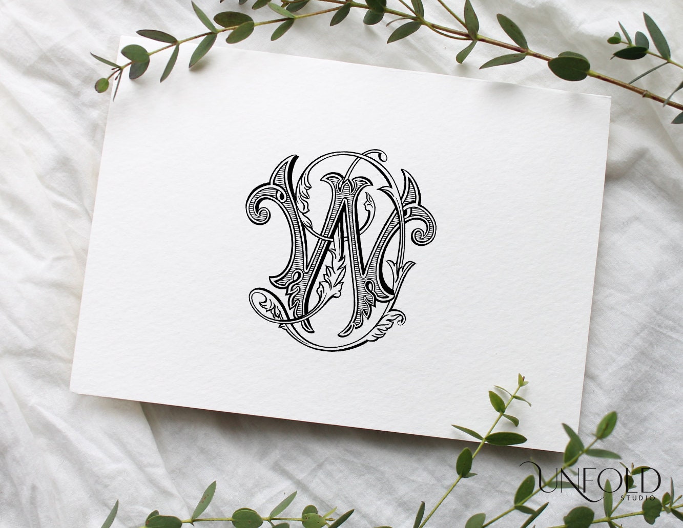 Wwd Monogram W & D Vintage Monograms, Wedding Monogram, Digital Download, Interwoven ...
