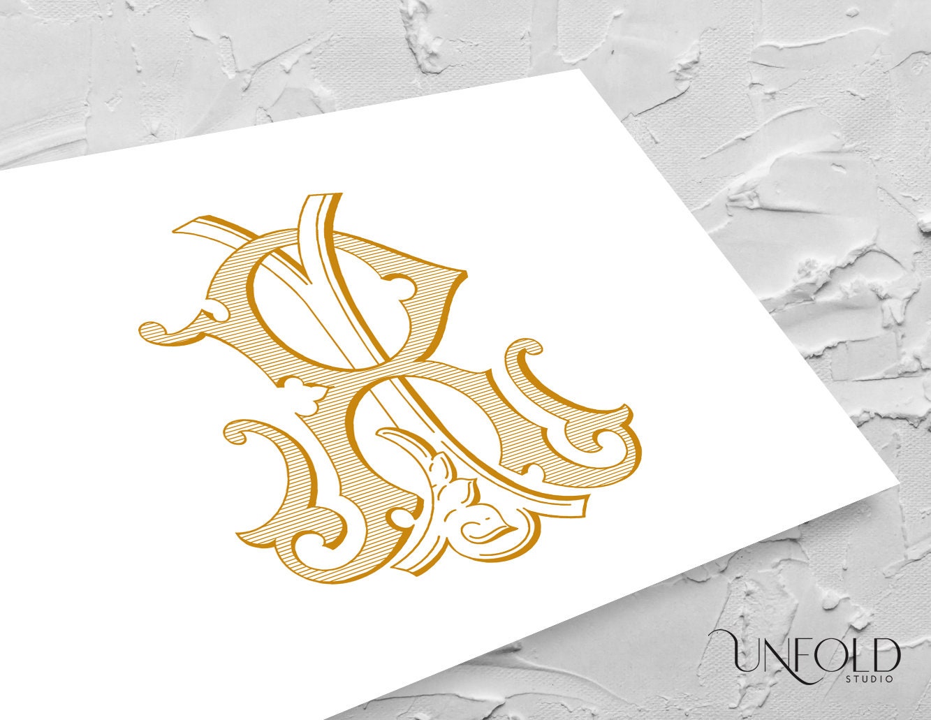 RJ or JR Name Initials, Classic Monograms, Wedding Monogram, Duogram ...