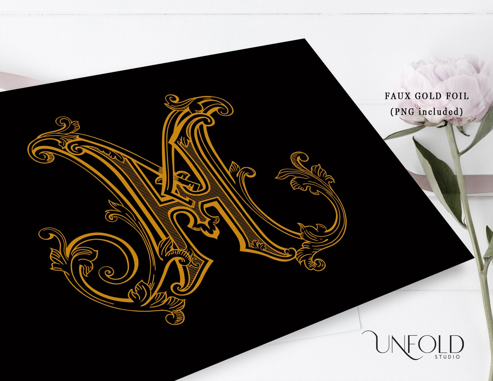 Vintage Interlocking Monograms Wedding Monogram Digital - Etsy