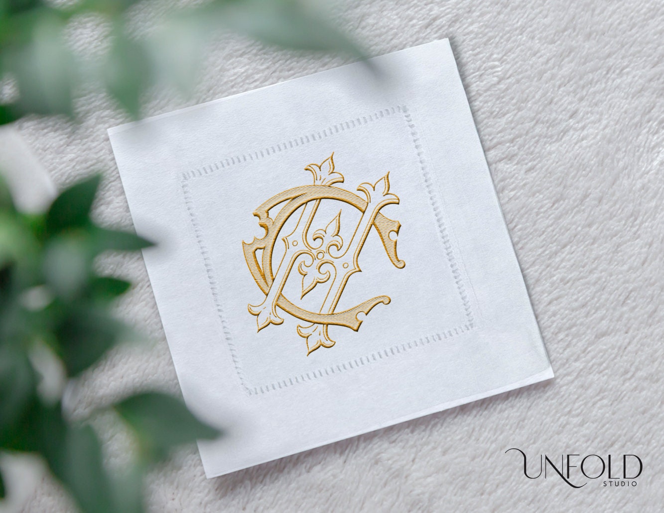 H & C Classic Interlocking Monograms, Wedding Monogram, Digital ...