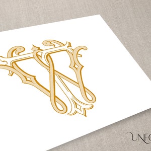 T & W-naaminitialen, klassieke monogrammen, huwelijksmonogram, twee initialen, digitaal, verweven letters, initialen instant download TW en WT