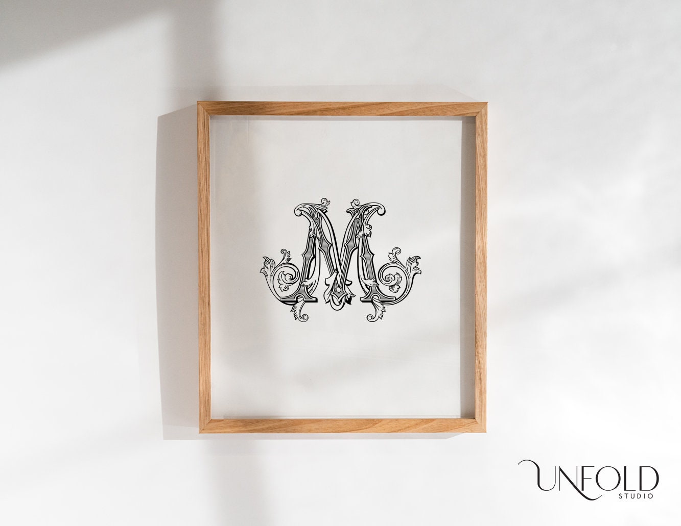 M & M Vintage Monograms Wedding Monogram Digital Download -  Finland