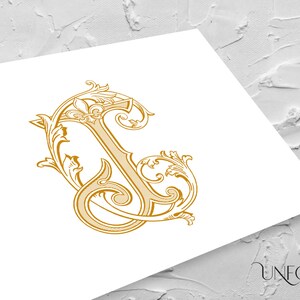 Name Initials, Vintage Monograms, wedding monogram, duogram, digital, Interwoven letters, instant download initials- CJ and JC