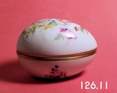 Limoges Castel Porcelaine Egg Trinket Box