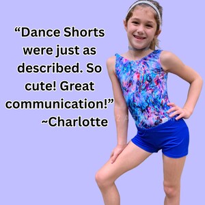 Girls Gymnastics SOLID Shorts, Toddler cheer shorts, Dance, Youth Volleyball, Teen Athletic Shorts, 18 months, 2T, 3T, 4T, 5, 6, 8, 10, 12 image 5