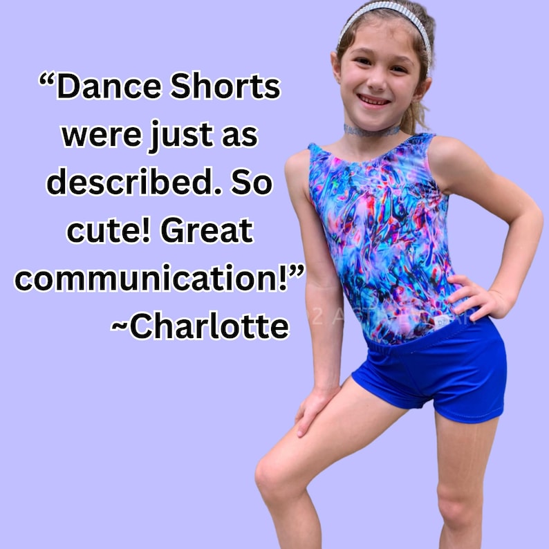 Girls Gymnastics SOLID Shorts, Toddler cheer shorts, Dance, Youth Volleyball, Teen Athletic Shorts, 18 months, 2T, 3T, 4T, 5, 6, 8, 10, 12 image 5