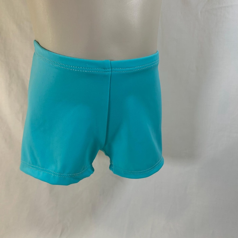 Girls Gymnastics SOLID Shorts, Toddler cheer shorts, Dance, Youth Volleyball, Teen Athletic Shorts, 18 months, 2T, 3T, 4T, 5, 6, 8, 10, 12 image 2