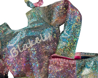Personalized Long Sleeve Girls Gymnastics Leotard SET, Toddler Leotard Long Sleeved, Dance outfit, 3 piece gift set for gymnast dancer