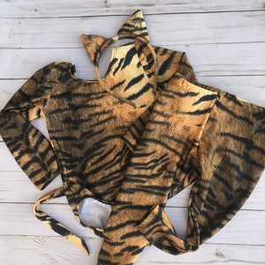 Kids Tiger Costume, Toddler Halloween Tiger, Baby Halloween Costume, 6 12 18 months,2T, 3T, 4T, 5, 6, 8, Family Safari Costume, Zoo Costume