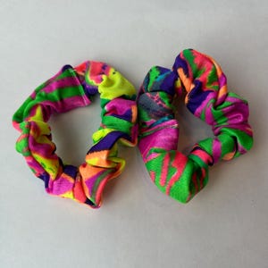 Toddler scrunchie set, Girls Pigtail scrunchies set, hair ties, mini scrunchies, small hair accessories, swim hair bands, gift for girl