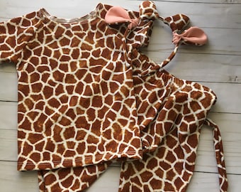 Kids GIRAFFE SHIRT Costume, Toddler Dress up, Boys Halloween costume PANTS, Baby Halloween Costume, 3 6 12 18 months,2T,3T, 4T, 5, 6,8,10,12