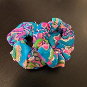 Girls Pigtail scrunchies set, Toddler scrunchie set, hair ties set, mini scrunchies, small hair accessories, swim hair bands, gift for girl