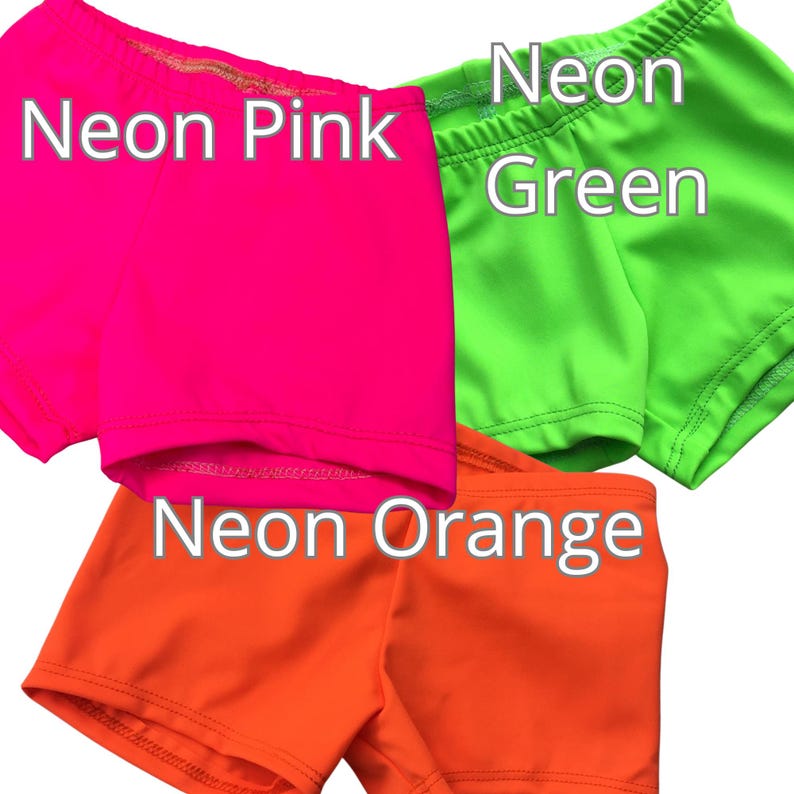 Girls Gymnastics SOLID Shorts, Toddler cheer shorts, Dance, Youth Volleyball, Teen Athletic Shorts, 18 months, 2T, 3T, 4T, 5, 6, 8, 10, 12 image 8