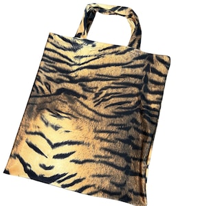 Halloween Treat Bag, Kids Halloween Trick or Treat, Animal Print Candy Treat Bag, Kids Halloween Costume, personalized trick treat bag