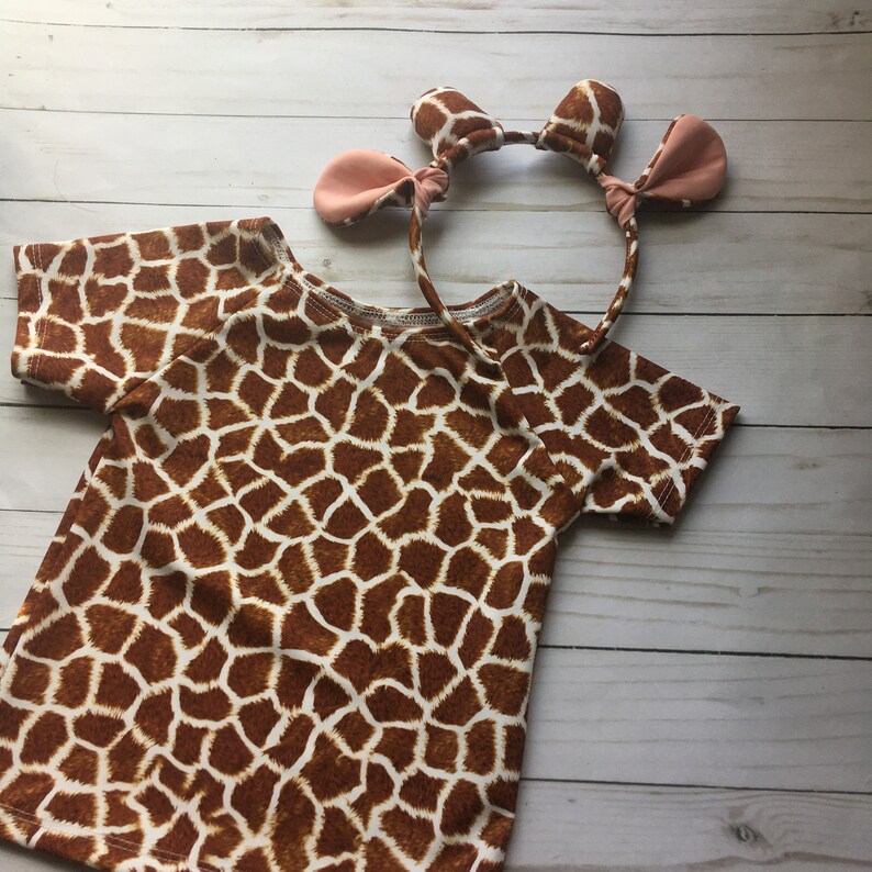 Kids GIRAFFE SHIRT Costume, Toddler Dress Up, Boys Halloween Costume