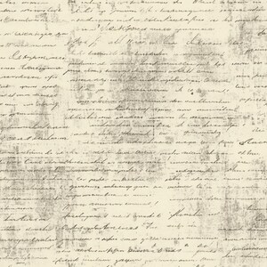 May include: A vintage-style background with handwritten script in black ink on a cream-colored paper. The paper has a distressed, aged appearance with subtle gray shading, creating a textured effect. The script is dense and overlapping.