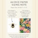 Vintage Script Rice Paper for Decoupage A4 Sheet - Etsy