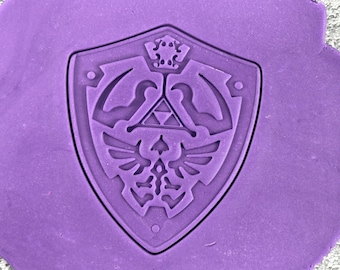 Zelda Sheild Fondant Cookie Cutter 3D Printed