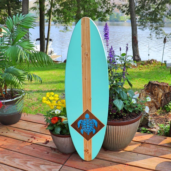 Custom made surfboard wall art. Handcrafted for you