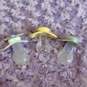 ABDL Modified Pacifier - MAM Crocodile and Toucan - Etsy