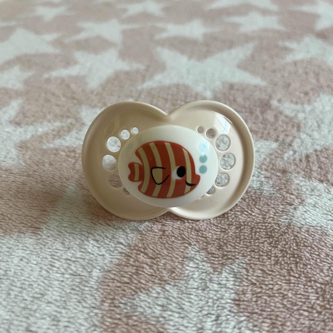 Fish Pacifier ABDL Modified Pacifier - MAM Fish With Stripes - Etsy