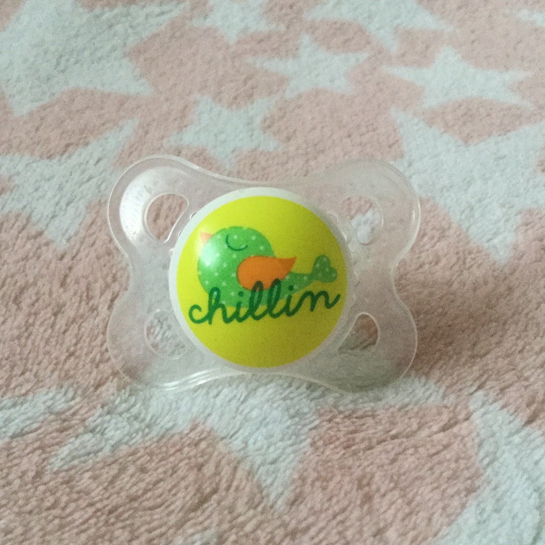 ABDL Modified Pacifier - MAM Chillin Bird - Etsy