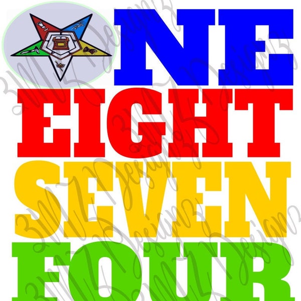 One Eight Seven Four OES digital files