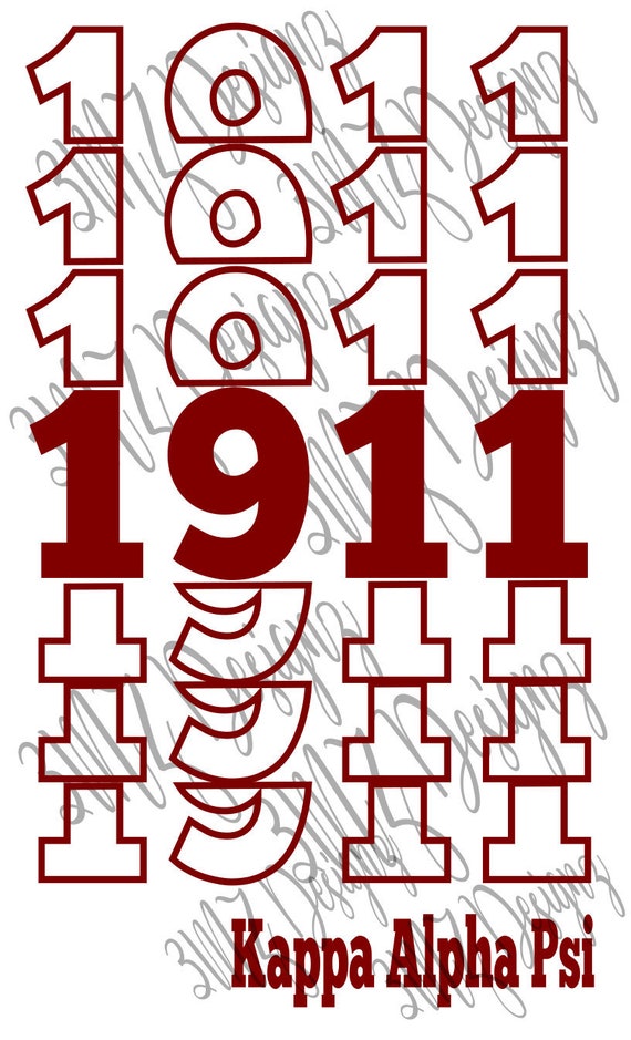 1911 Kappa Alpha Psi Digital Files Etsy