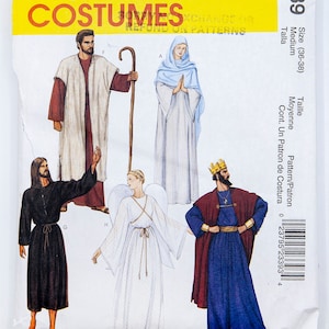 McCall's Costumes Sewing Pattern 2339/ 8435/ 7229,  Historic Costume,  Easy to Sew, Size XS/M/XL, UNCUT (factory folded), Year 1996