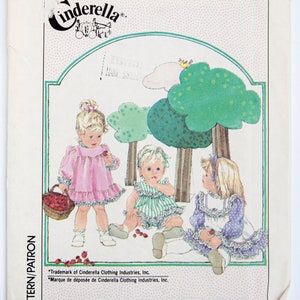 Simplicity Sewing Pattern 7987, Toddlers&#39; Dress, Cinderella Clothing Dress, Vintage Pattern, Size 2, UNCUT (factory folded), Year 1987