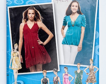 Simplicity Sewing Pattern 2956, Misses' Dress, Tunic, Project Runway, Size 4-12, UNCUT (factory folded), Year 2008