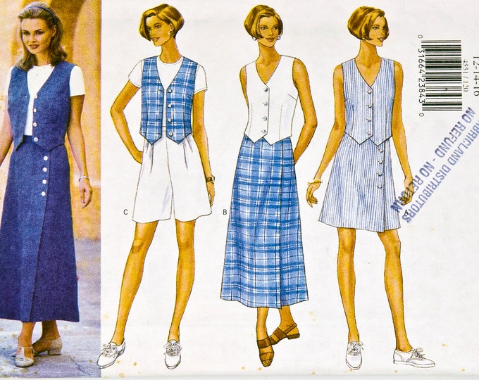 Simplicity Pattern 4551 Butterick Sewing Pattern 4551, Easy to Sew, Vintage Pattern, Misses ...