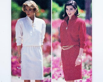 Butterick Schnittmuster 6311, David Warren, Vintage Muster, Misses' Kleid, Größe 6-8-10, UNCUT (Fabrik gefaltet), Jahr 1992