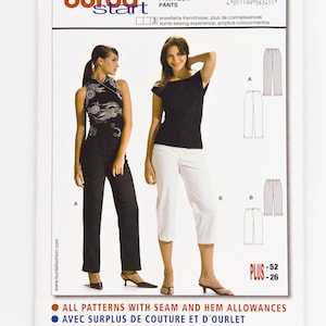 Burda Sewing Pattern 8341, Misses&#39; Pants, Easy to Sew, Size 12-26 (Eur.38-52), UNCUT (factory folded)