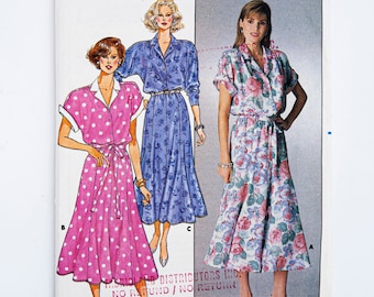 Butterick Sewing Pattern 3725, Misses' Summer Dress, Vintage Pattern, Size 8-10-12, UNCUT (factory folded) Year 1986