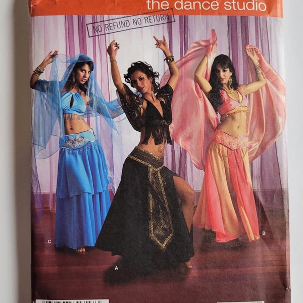 Simplicity Costumes Sewing Pattern 2941, Costumes for Adult, Shahrazad Belly dance Costume, Size 6-12, UNCUT (factory folded) Year 2009