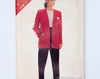 Butterick See & Sew 5820 Misses Jacket, Pants Pattern Size 14-18 UNCUT