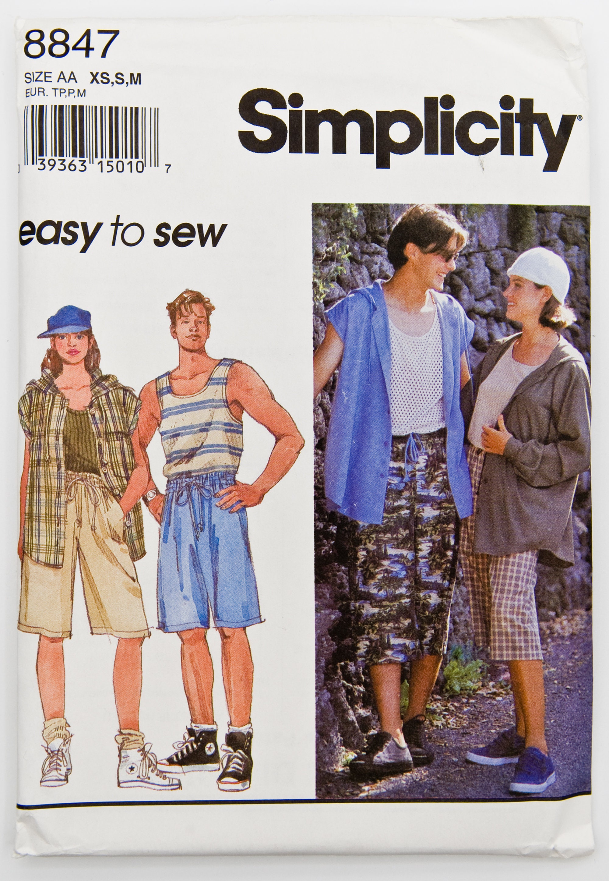 Simplicity Misses Uncut Sewing Pattern New Pants Skirt Blouse Top Shorts Vest