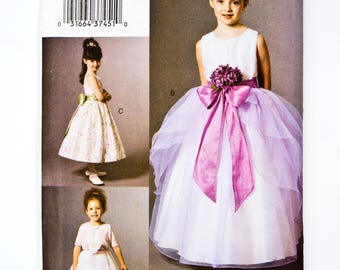Vogue Sewing Pattern 7819, Girls' Dress and Jacket Vogue for me Size 5,6,6X